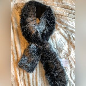 Adrienne Landau Faux Fur Scarf